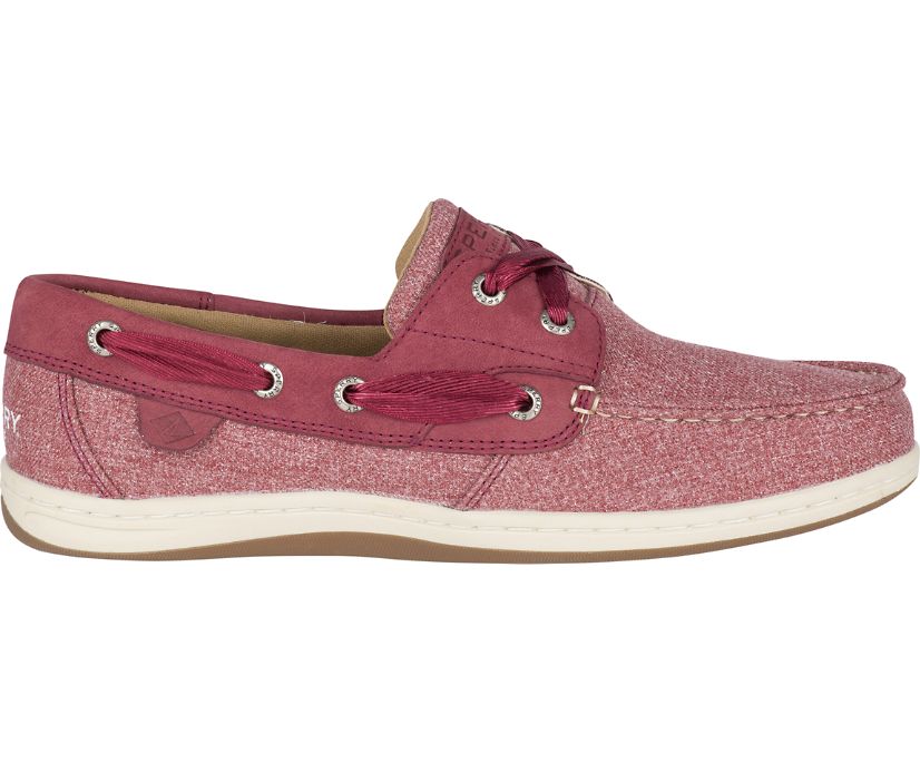 Sperry Koifish Sparkle Chambray Boat Shoes - Women's Boat Shoes - Red/Multicolor [MH6238749] Sperry